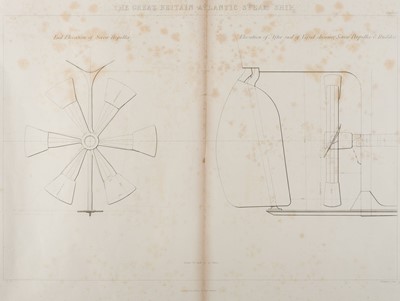 Lot 23 - S.S. Great Britain. The Great Britain Atlantic steam ship of 3500 tons..., 1847