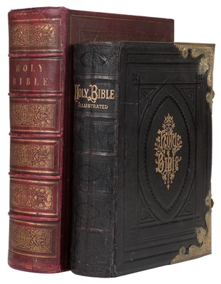 Lot 262 - Bible (English). The Practical and Devotional Family Bible, circa 1865
