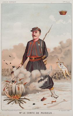 Lot 150 - Bisetsky (Antoine, 1817-1892). A collection of 17 French racing caricatures..., 1884