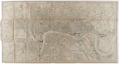 Lot 99 - London. Map of London and Its Vicinity, circa 1860
