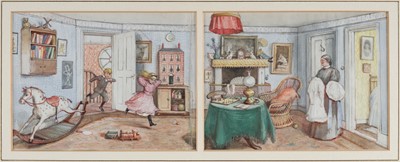 Lot 655 - Goodall (John Strickland, 1908-1996). An Edwardian Summer, four original illustrations, circa 1976