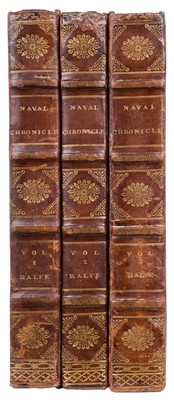 Lot 21 - Ralfe (James). The Naval Chronology of Great Britain, 3 vols., 1820