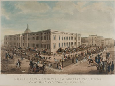 Lot 187 - Pyall (Henry). A North East View of the New General Post Office, circa 1832