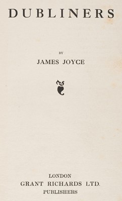 Lot 729 - Joyce (James). Dubliners, 1st edition, Grant Richards Ltd., 1914