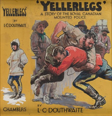 Lot 620 - Curr (Thomas, 1887-1958). Complete set of original illustrations and dust jacket design for Yellerlegs