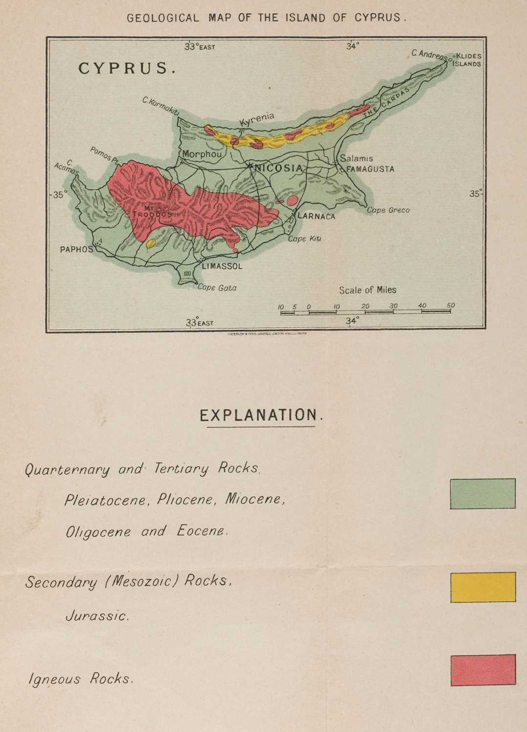 Lot 7 - Cyprus Handbooks. Handbook of Cyprus 1903, 1904, 1907 & 1909