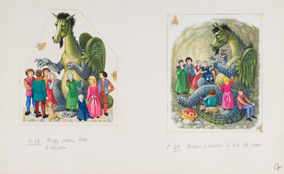 Lot 652 - Jaques (Faith, 1923-1997). Original illustrations for Lonely Dragon..., circa 1972