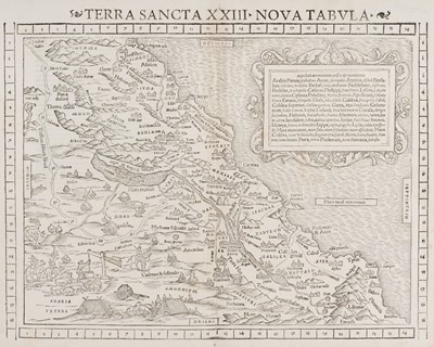 Lot 85 - Holy Land. Munster (Sebastian), Three maps, 1544 - 52