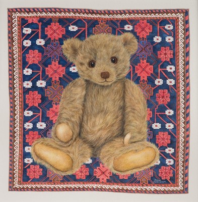 Lot 662 - Mortimer (Anne, 1958-). Three original Greeting card designs, 1995, three watercolours