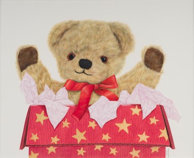 Lot 664 - Mortimer (Anne, 1958-). Cat and Bear, 1998, watercolour