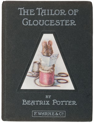 Lot 431 - Potter (Beatrix). The Tailor of Gloucester, 1st edition, London: Frederick Warne, 1903