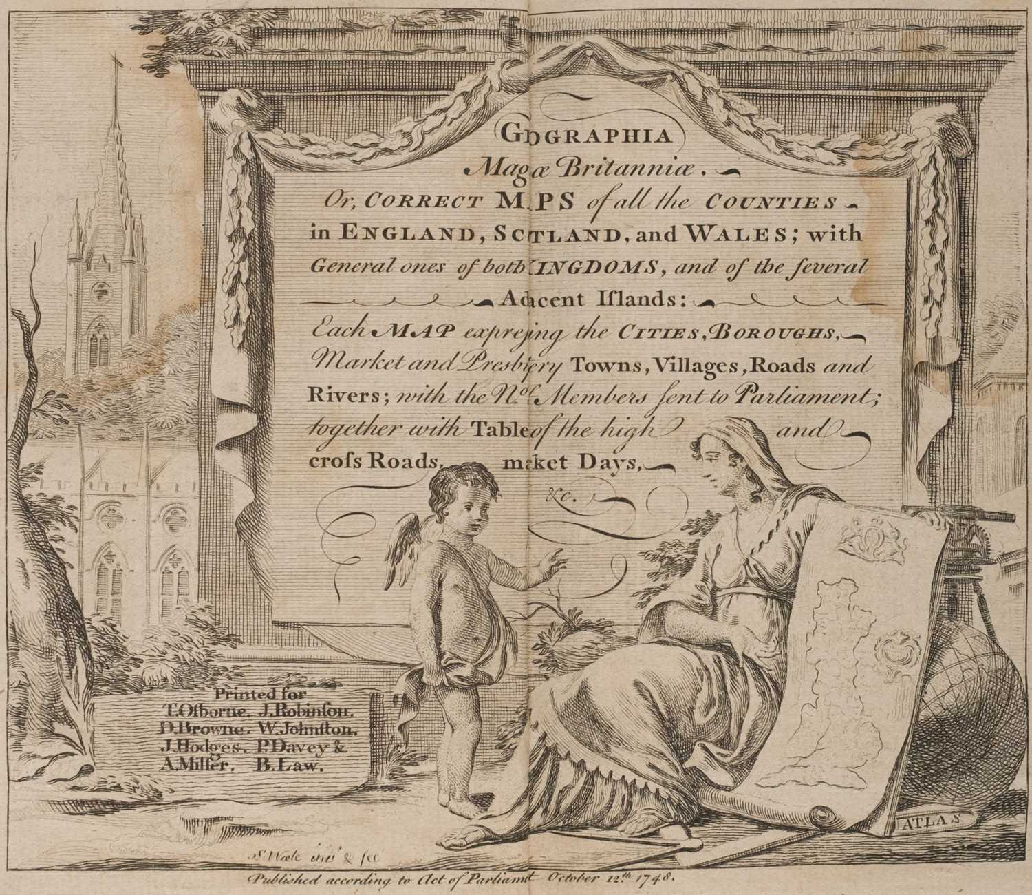 Lot 46 - Osborne (Thomas). Geographia Magnae Britanniae, 1748