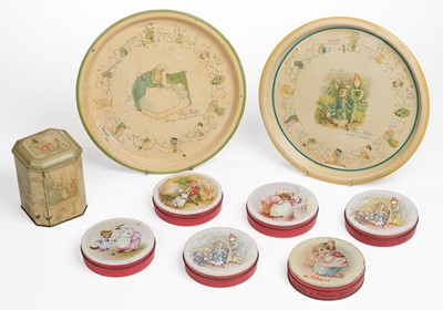 Lot 470 - Biscuit Tins. Peter Rabbit with Flopsy, Mopsy, and Cotton-Tail, Edinburgh: McVitie & Price, [1939]