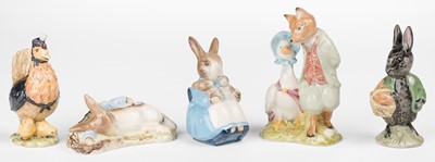 Lot 478 - Royal Albert. A collection of 32 Beatrix Potter ceramics, issued between 1982 and 1995