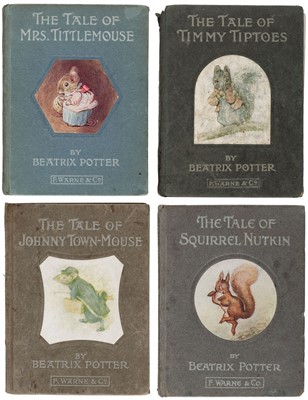 Lot 448 - Potter (Beatrix). The Tale of Mrs Tittlemouse, 1st edition, London: Frederick Warne and Co., 1910