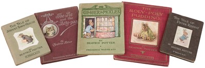 Lot 432 - Potter (Beatrix). The Tale of Peter Rabbit, 1st edition, London: Frederick Warne and Co., [1903]