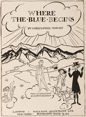 Lot 575 - Rackham (Arthur, illustrator). Where the Blue Begins, Edition de luxe, 1922