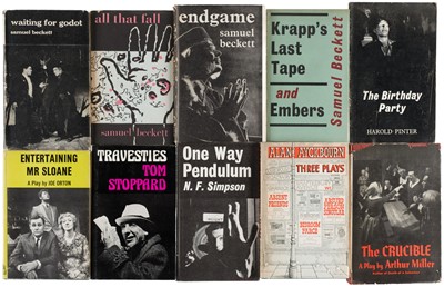 Lot 707 - Beckett (Samuel). Endgame, A Play in One Act followed by Act Without Words..., and others