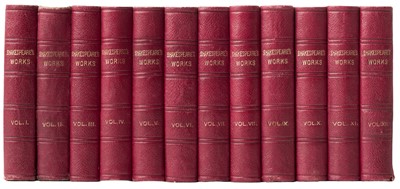 Lot 287 - Shakespeare (William). The Works of Shakespeare, Edited from the best texts, with a glossary, in 12 volumes