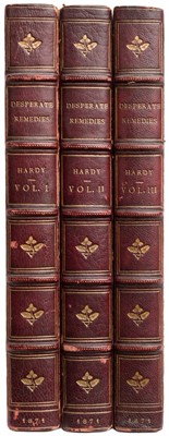 Lot 411 - [Hardy, Thomas]. Desperate Remedies, 3 volumes, 1st edition, 1871