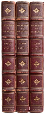 Lot 420 - Hardy (Thomas). The Return of the Native, 3 volumes, 1st edition in book form, 1878