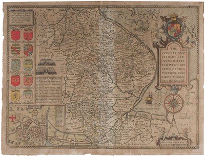 Lot 96 - Lincolnshire. Speed (John), The Countie and Citie of Lyncolne..., circa 1627