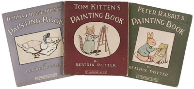 Lot 449 - Potter (Beatrix). Peter Rabbit's Painting Book, 1st edition, [1911], & 14 others