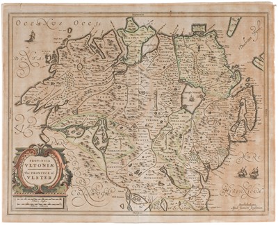 Lot 92 - Ireland. Jansson (Jan), Provincia Ultoniae, The Province of Ulster, Amsterdam, circa 1660