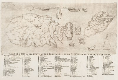 Lot 102 - Malta. Abela (G.F.), In Insulis Maris Nomen Dni Dei Israel [1647]