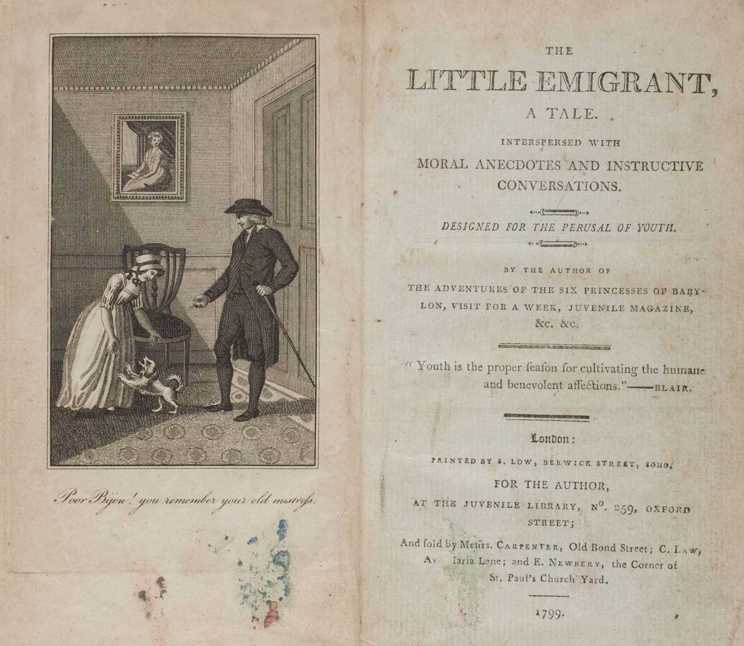 Lot 347 - Peacock (Lucy). The Little Emigrant, 1st edition, 1799