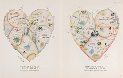 Lot 101 - Lowrey (Jo.). Geographical Guide to a Man's Heart and ..., a Woman's Heart, 1960