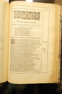 Lot 39 - Drayton (Michael). Poly Olbion..., London: 1612 - 22