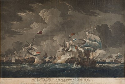 Lot 154 - Hellyer (Thomas). The Battle of Camperdown..., 1799