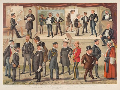Lot 201 - Vanity Fair. A collection of 28 'double' prints, late 19th century