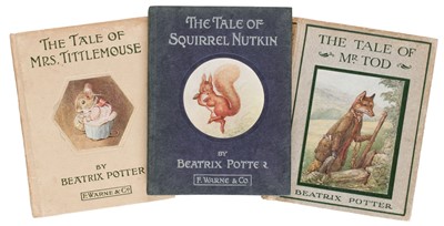 Lot 440 - Potter (Beatrix). The Tale of Squirrel Nutkin, circa 1905, & 15 others 1st or early editions