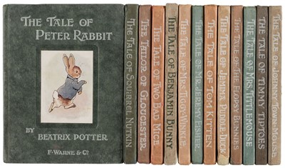 Lot 433 - Potter (Beatrix). The Tale of Peter Rabbit, 1st trade edition, 1903, & 13 other early editions