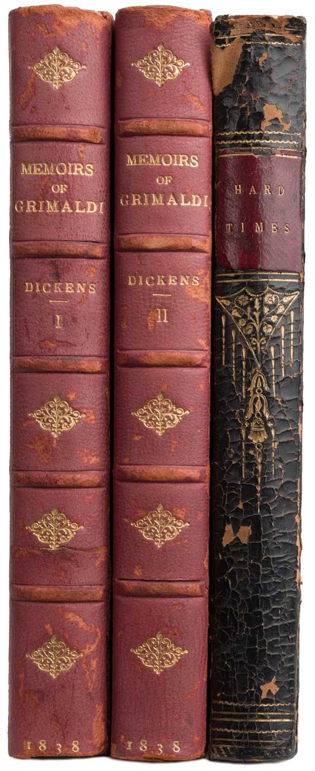 Lot 373 - Dickens (Charles, editor). Memoirs of Joseph Grimaldi, 2 volumes, 1st edition, 1838