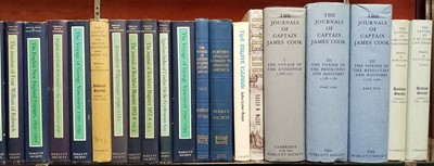 Lot 12 - Hakluyt Society. The Journals of Captain James Cook, 1768-1771..., and others