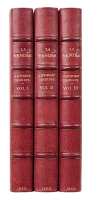 Lot 382 - Trollope (Anthony). La Vendée, 3 volumes, 1st edition, 2nd issue, 1850