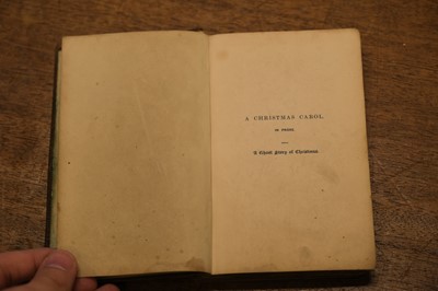 Lot 375 - Dickens (Charles). A Christmas Carol, 1st edition, 1843