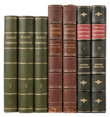 Lot 396 - Trollope (Anthony). Framley Parsonage, 3 volumes, 1st edition, 1861 + others