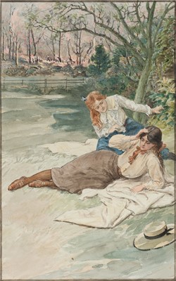 Lot 601 - Rainey (William, 1852-1936). 6 original illustrations for Hilda’s Experiences by May Baldwin, 1910