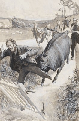 Lot 594 - Groome (William Henry Charles, 1854-1913). Complete set of 12 original illustrations, 1903