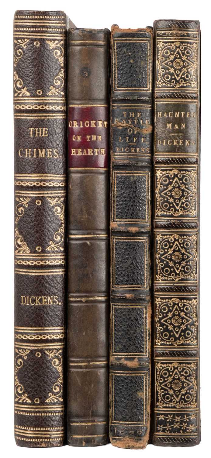 Lot 376 - Dickens (Charles). A set of 4 Christmas Books, 1st edition, 1845-48