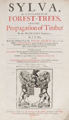 Lot 54 - Evelyn (John). Sylva, or A Discourse of Forest Trees, 1664