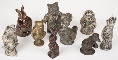 Lot 482 - Collectable Figures. Group of Beatrix Potter characters, late 20th century