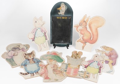 Lot 475 - Shop Display Features. Beatrix Potter Characters, circa 1970