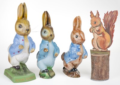 Lot 489 - Shop Display Figures. Peter Rabbit, by Nedus Ltd for Frederick Warne, circa 1955 and later
