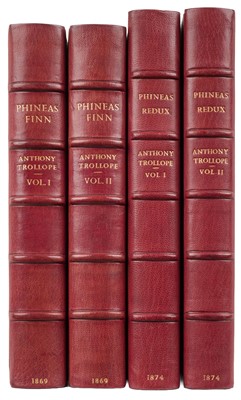 Lot 409 - Trollope (Anthony). Phineas Finn [and] Phineas Redux, 4 volumes, 1869-74