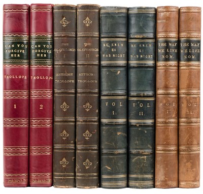 Lot 401 - Trollope (Anthony). Can You Forgive Her? 2 volumes, 1st edition, 1864 + 3 others